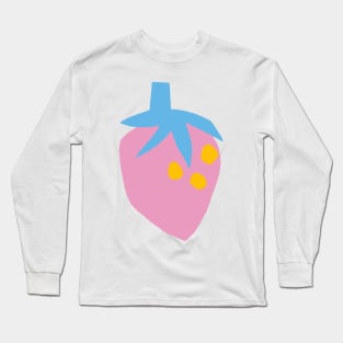 Pink Strawberry Long Sleeve T-Shirt